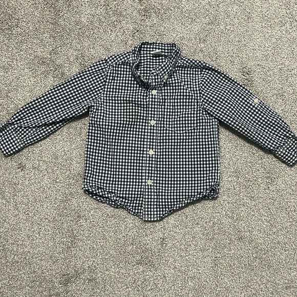 Gap 3T Gingham Button Up - Picture 1 of 3